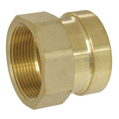 (Nibco Part#: 902700XLC) PC603-XLC - Adapter - Prs x F - LF DZR Brass - Flow Control Products