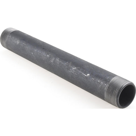 Black Pipe Nipple: 1-1/4" Dia x 12" Long, Schedule 80