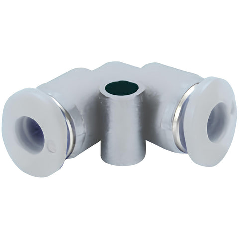 Push-to-Connect Tube x Tube Fitting: Elbow, 1/8" OD