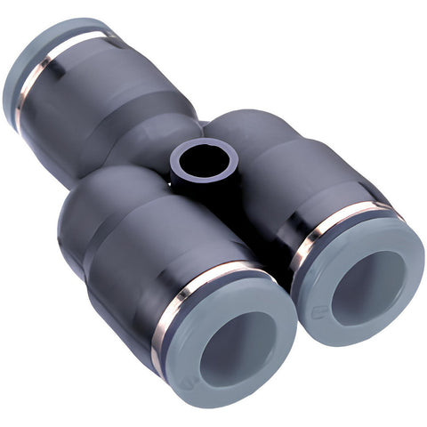 Push-to-Connect Tube x Tube Fitting: Union Y, 5/32" OD