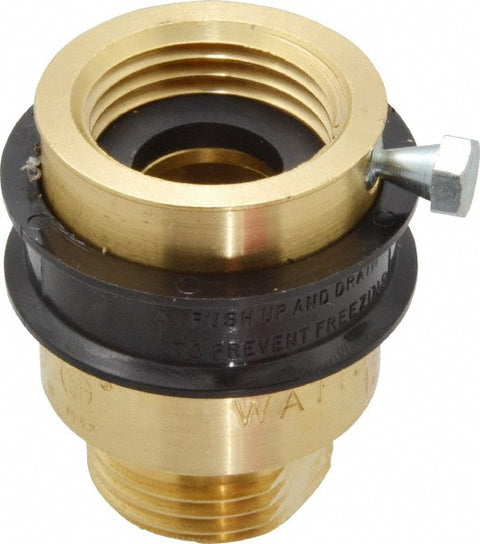 3/4" Pipe, 125 Max psi, Brass, Hose Connection Vacuum Breaker