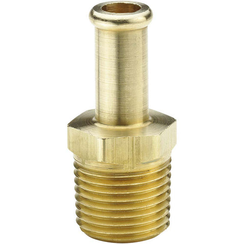 Barbed Hose Fitting: 3/4" x 1" ID Hose, Male Connector