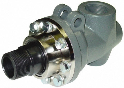 1 NPT Right Hand Rotor Thread, 1" NPT Port, 7" Body Length, Single Flow, High Temperature (Steam), Rotary Union
