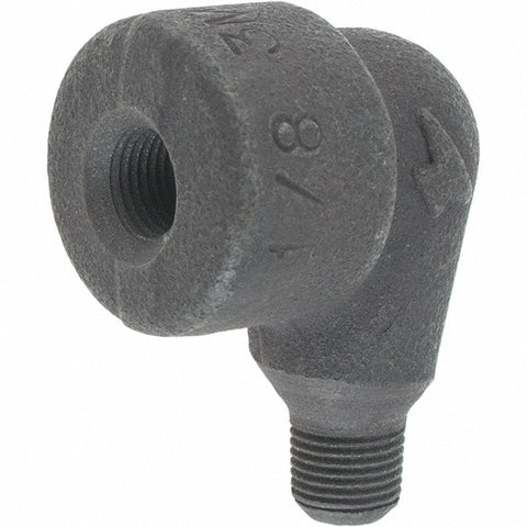 Black 90 deg Street Elbow: 1/8", Threaded