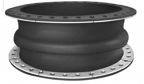 10" Pipe, Natural Rubber Single Arch Pipe Expansion Joint