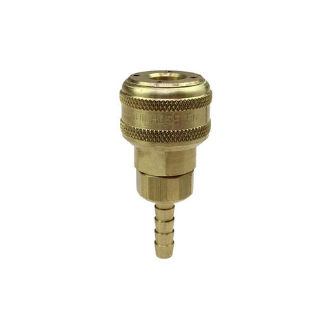 Pneumatic Hose Coupling: 1/4" Body Dia, Industrial Interchange