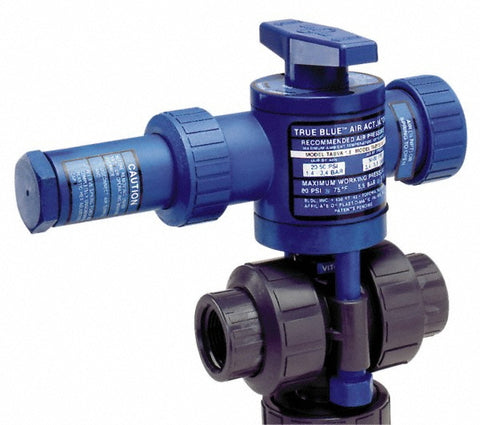 Motorized Automatic Ball Valve: 1/2" Pipe, Polyvinylchloride