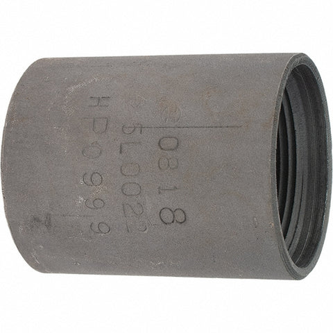 Black Coupling: 1-1/2", Threaded