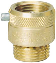 3/4" Pipe, Brass, Coated Brass, Hose Connection Vacuum Breaker