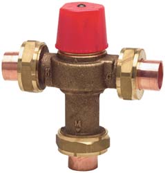 Union Thread End Connections, 3/4" Pipe, Temperature Control Valve