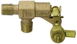 3/8" Pipe, Bronze, Mechanical Float Valve