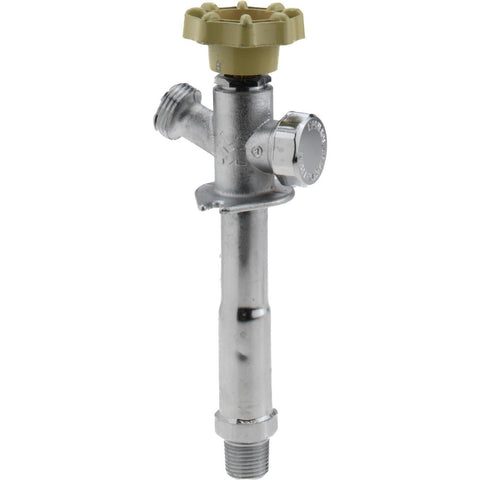 1/2" Pipe, 4" Long Shank, Chrome Plated Brass Antisiphon Frostfree Sillcock