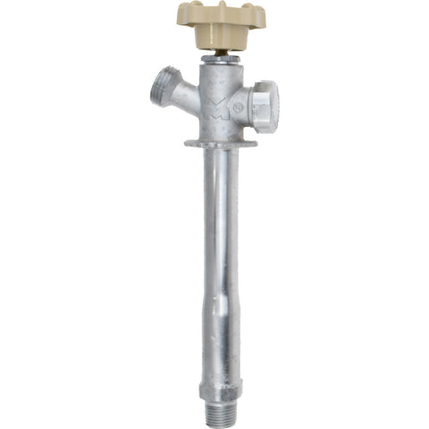 1/2" Pipe, 6" Long Shank, Chrome Plated Brass Antisiphon Frostfree Sillcock