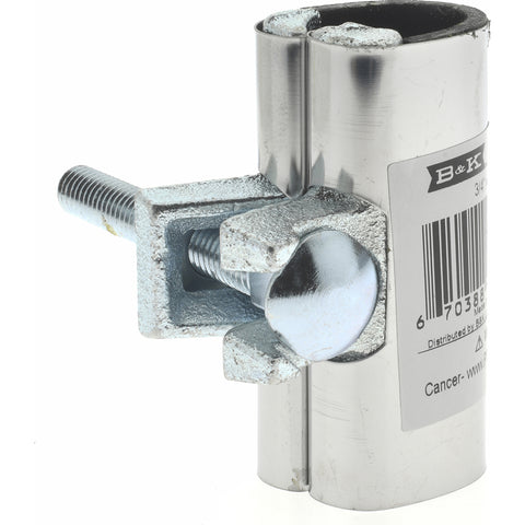 3/4" Pipe Single Bolt 3" Repair Clamp