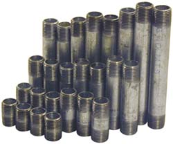 60 Piece, 1-1/4" Pipe, Galvanized Pipe Nipple Set