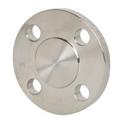 1" Pipe, 4-1/4" OD, Stainless Steel, Blind Pipe Flange