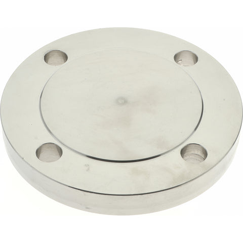 3" Pipe, 7-1/2" OD, Stainless Steel, Blind Pipe Flange