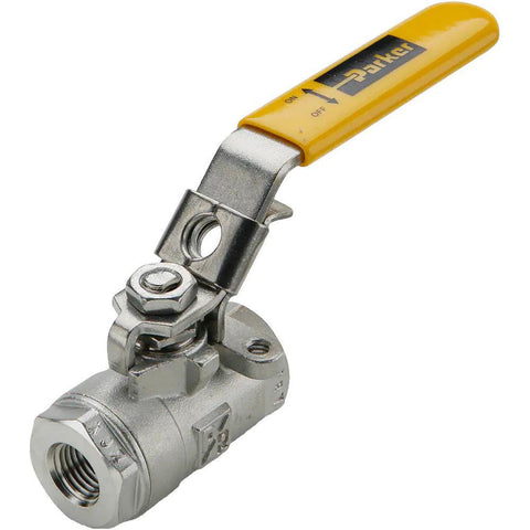 Standard Manual Ball Valve: 1-1/2" Pipe, Full Port
