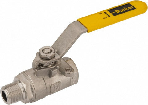 Standard Manual Ball Valve: 3/8" Pipe, Full Port