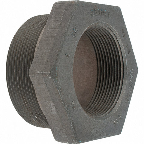 Black Bushing: 4 x 3", Threaded