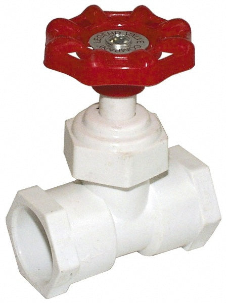 3/4" Pipe, 100 psi WOG Rating, PVC, Stop Valve