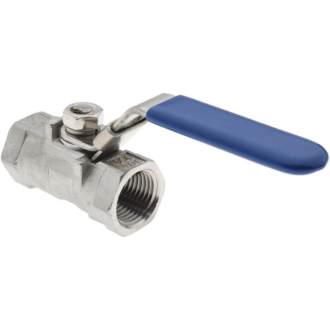 Manual Ball Valve: 1/2" Pipe, Standard Port