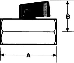 Miniature Manual Ball Valve: 1/8" Pipe, Full Port