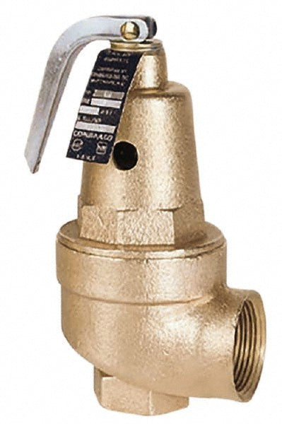 ASME Safety Relief Valve: 1-1/4" Inlet, 30 Max psi