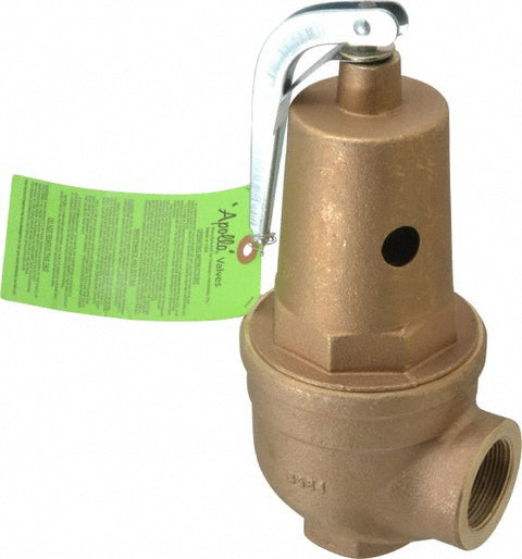 ASME Safety Relief Valve: 1-1/2" Inlet, 30 Max psi