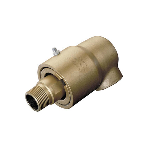 1/4 NPT Left Hand Rotor Thread, 1/4" NPT Port, 4-3/8" Body Length, Single Flow, General Purpose, Rotary Union