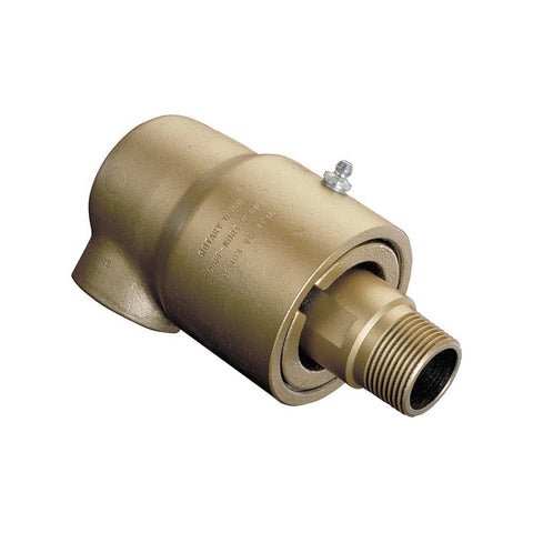 3/8 NPT Left Hand Rotor Thread, 3/8" NPT Port, 4-3/8" Body Length, Single Flow, General Purpose, Rotary Union