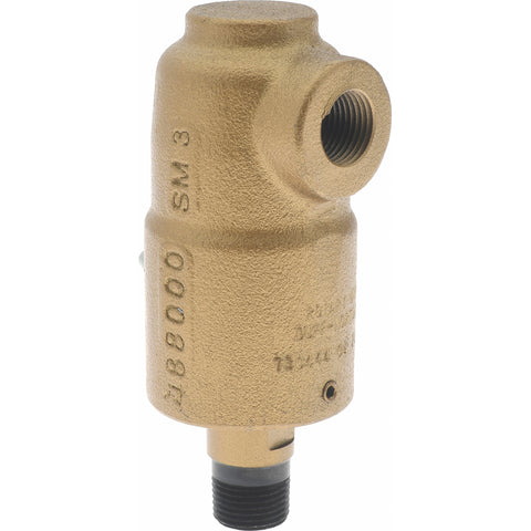 3/8 NPT Right Hand Rotor Thread, 3/8" NPT Port, 4-3/8" Body Length, Single Flow, General Purpose, Rotary Union