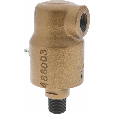 1/2 NPT Right Hand Rotor Thread, 1/2" NPT Port, 5" Body Length, Single Flow, General Purpose, Rotary Union