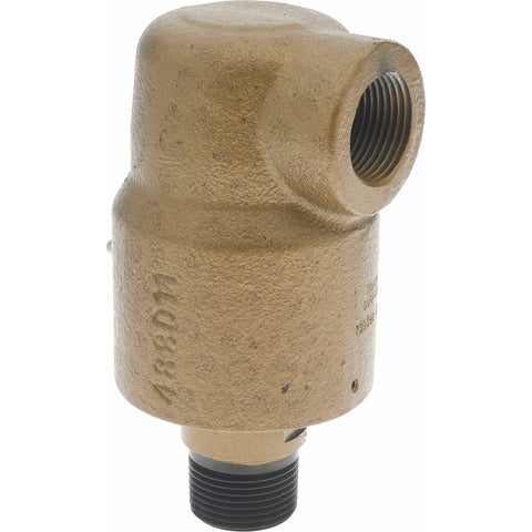 1 NPT Right Hand Rotor Thread, 1" NPT Port, 6-1/8" Body Length, Single Flow, General Purpose, Rotary Union