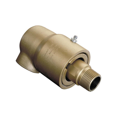 2 NPT Left Hand Rotor Thread, 2" NPT Port, 13-7/8" Body Length, Dual Flow, General Purpose (Stationary Syphon), Rotary Union