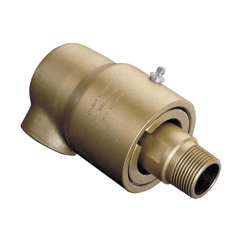 2-1/2 NPT Left Hand Rotor Thread, 2" NPT Port, 16-7/8" Body Length, Dual Flow, General Purpose (Stationary Syphon), Rotary Union