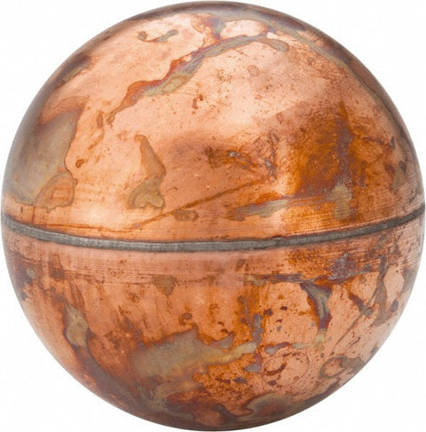 2-1/2" Dia, Spherical, Internal Connection, Metal Float