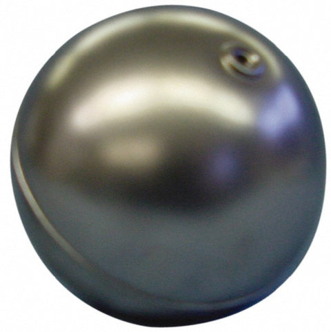 2-1/4" Dia, Spherical, Internal Connection, Metal Float