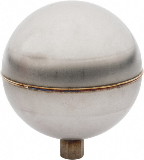 3-1/2" Dia, Spherical, Internal Connection, Metal Float