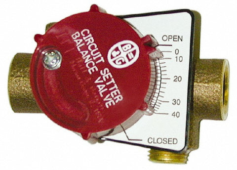 1-1/4" Pipe, Solder End Connections, Inline Calibrated Balance Valve