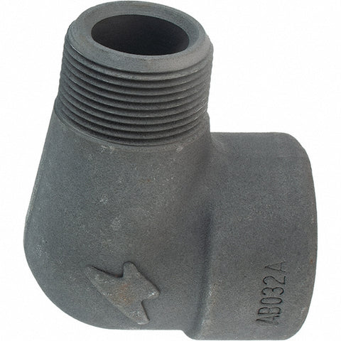 Black 90 deg Street Elbow: 1-1/4", Threaded
