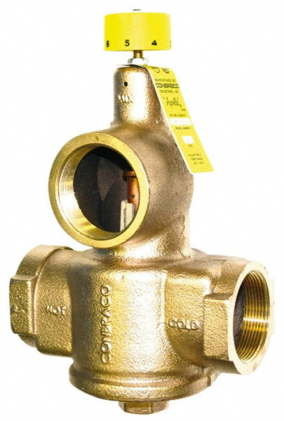 1" Pipe, 150 Max psi, Bronze Water Mixing Valve & Unit