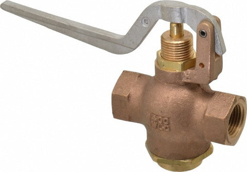 1/2" Pipe, 400 Max psi, Buna N Disc, Self Closing Control Valve