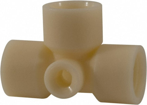 1/2 x 1/8" Nylon Plastic Pipe Tee