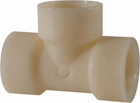 1-1/4 x 1/4" Nylon Plastic Pipe Tee