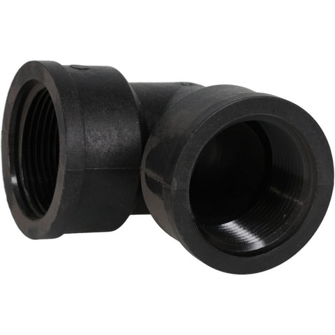 1-1/4" Polypropylene Plastic Pipe 90&deg; Elbow
