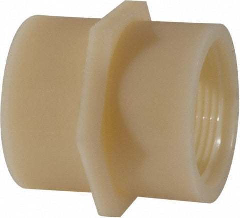 1-1/4" Nylon Plastic Pipe Coupling
