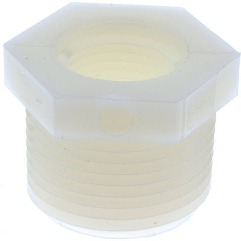 3/4 x 3/8" Nylon Plastic Pipe Reducer Bushing