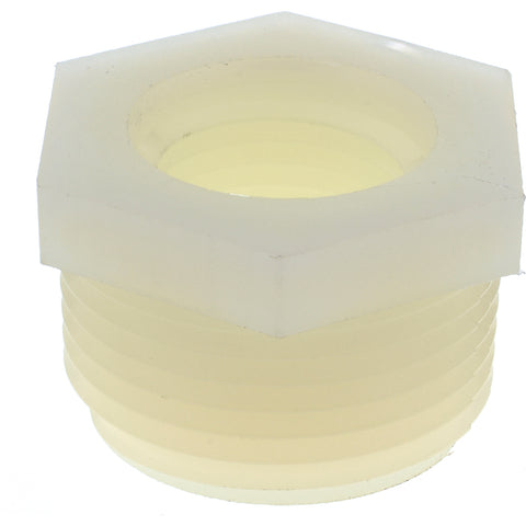 1 x 1/2" Nylon Plastic Pipe Reducer Bushing