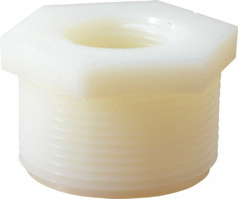 1-1/2 x 3/4" Nylon Plastic Pipe Reducer Bushing